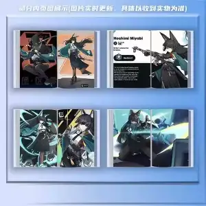 Zenless Zone Zero Hoshimi Miyabi Zzz Photobook Album Art Photo Book Set Poster Photocard Card Sticker Acrylic Stand Keychain Pin Badge